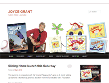 Tablet Screenshot of joycegrantauthor.com